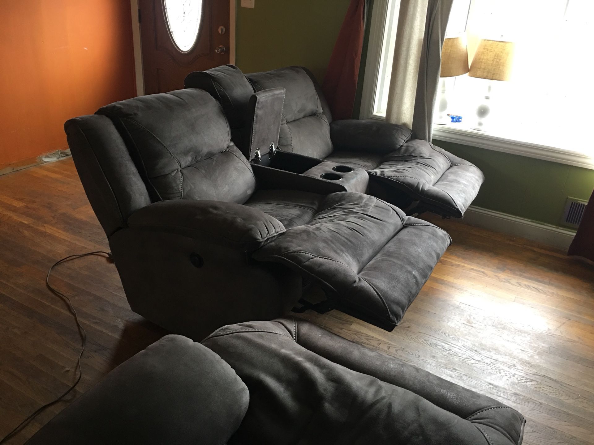 Set of sofas leather