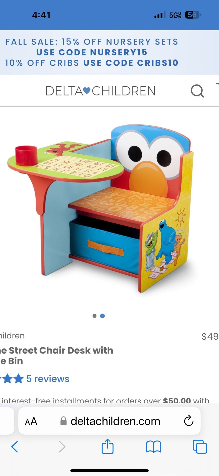 Toddler Chair Desk Pupitre