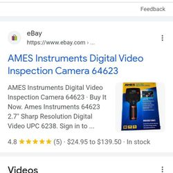 Ames Digital Video Inspection Camera