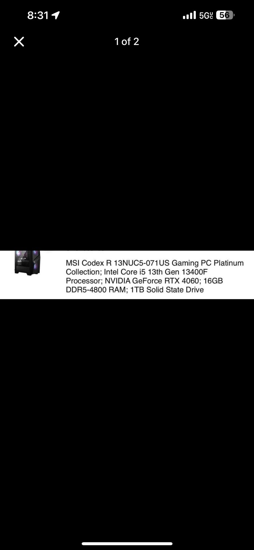 Personal Gaming Computer.