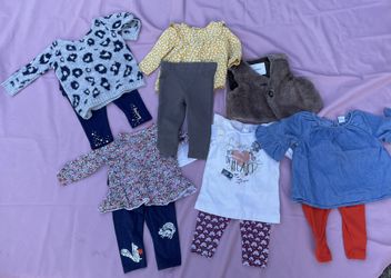 Baby Girls 6-12 Months Fall Clothing Bundle