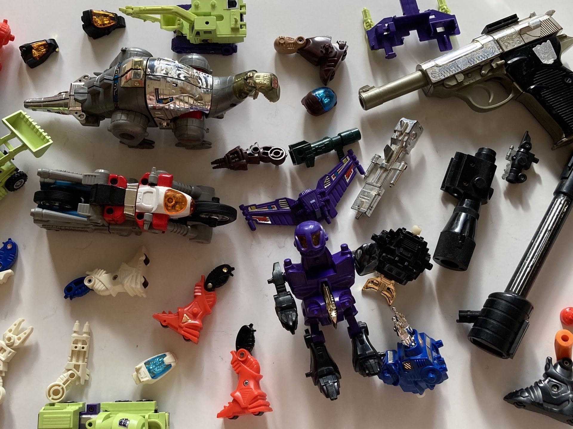 Vintage lot of G1 Transformers Gobots generation 1 toys 1980s 80s old school