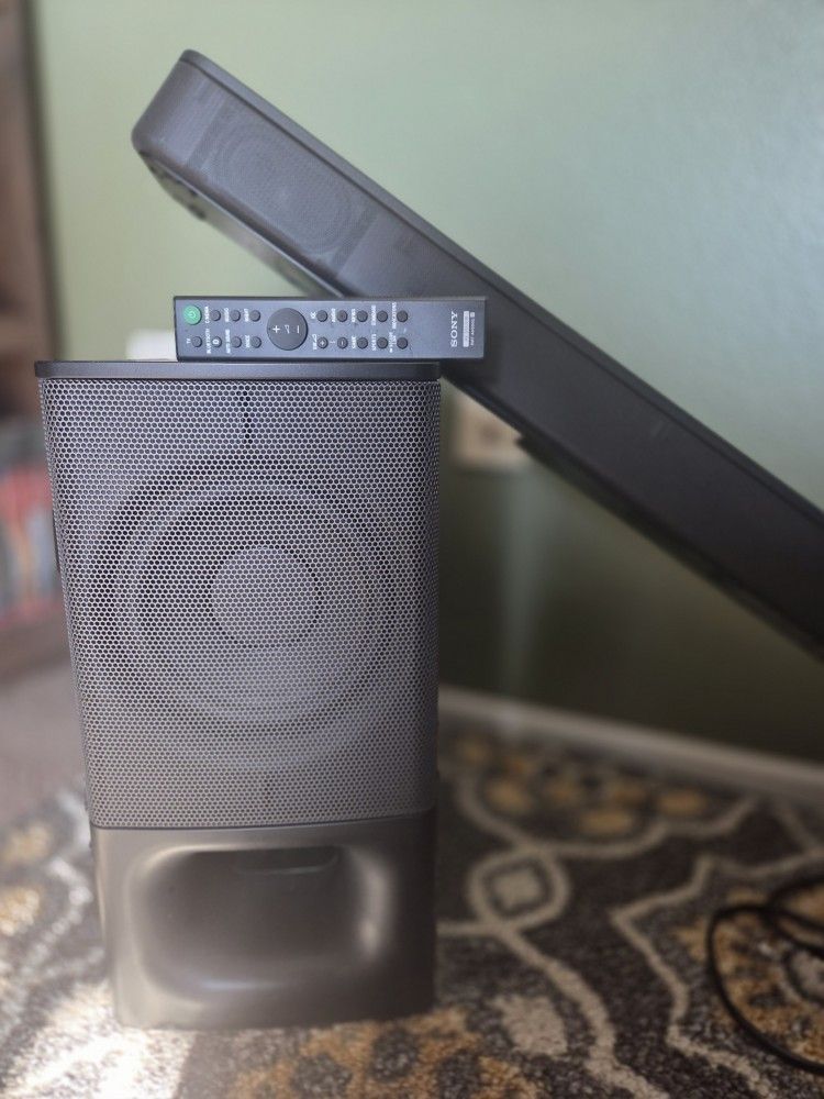 Sony Soundbar + Wireless Subwoofer + Remote – $99 OBO