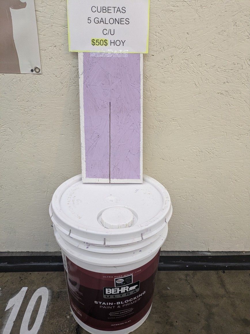 Cubeta De Pintura Morada
