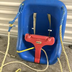 Little Tikes Baby First Swing blue red