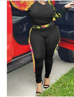 2 piece outfit plus size