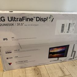 32” LG UltraFine display (4k)