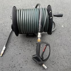 100’ Premium Hose Reel 3/8 - 4,000 PSI (all-in-one)