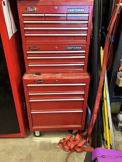 Craftsman Tool Box 3 Tier 26” Wide.