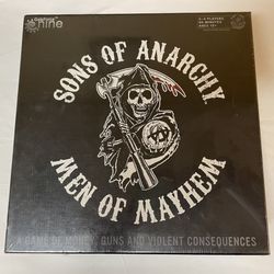 Gale Force Nine Sons Of Anarchy Men Of Mayhem Board Game Factory Sealed