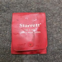 Starrett 829-S Small Hole Gages Machinist Tool with Pouch .125 - .500 Gauge