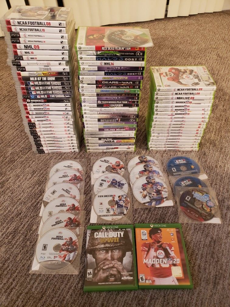 Lot Of Video Games Ps3, Xbox 360, Xbox One for Sale in Las Vegas, NV