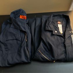 Men’s Dickies Red Kap Coveralls XL Navy Blue NWOT $60