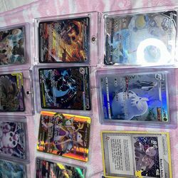 Pokémon cards from different sets