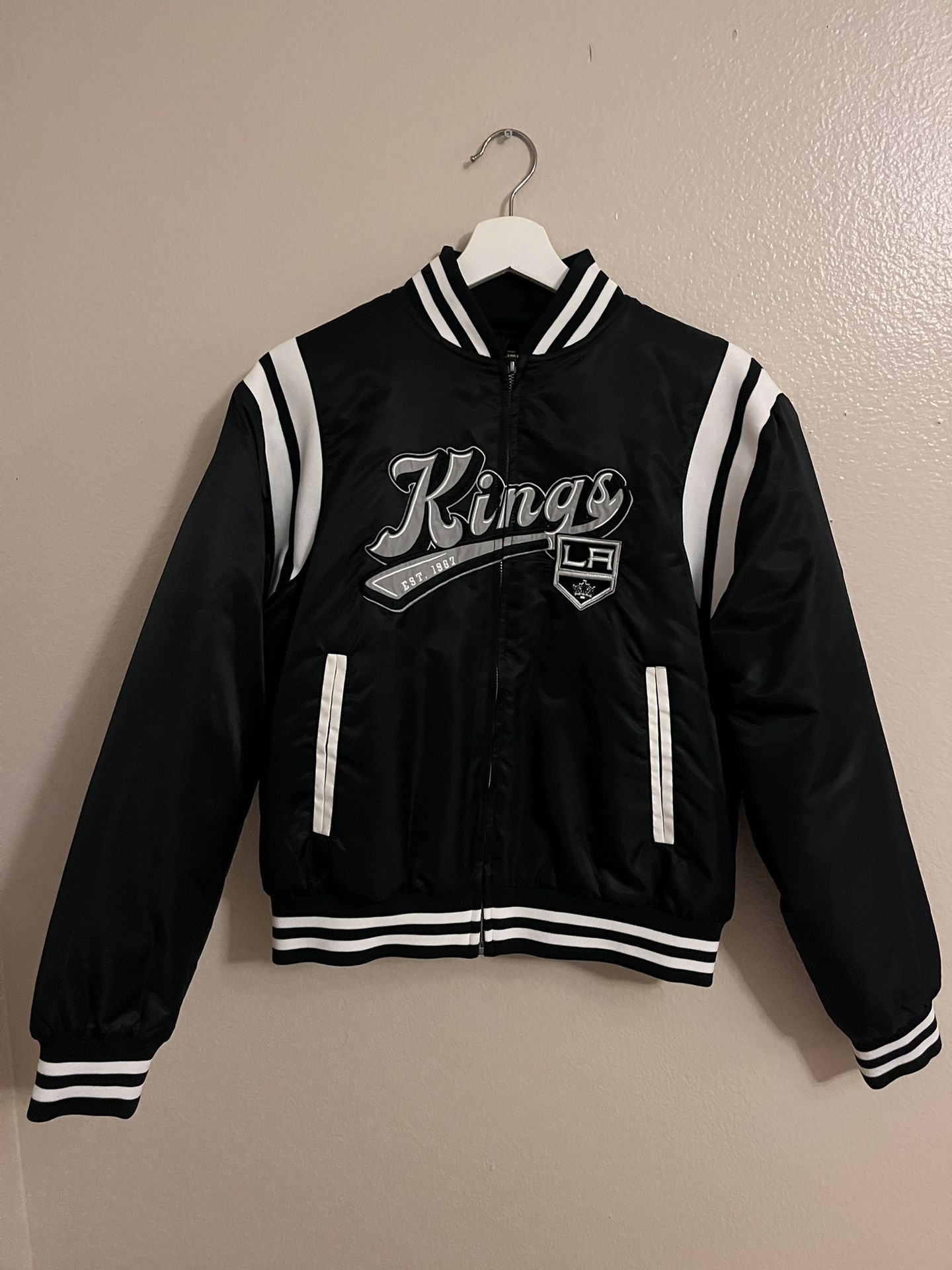 Vintage Style LA Kings Bomber Jacket