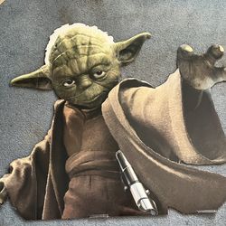 Cardboard Star Wars Yoda And Death Vader 