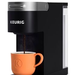 Keurig K-Slim Single Serve K-Cup Pod Coffee Maker, Multistream Technology, 3 Brew Sizes, Slim and Sleek Design, 46oz Removable Reservoir, Black