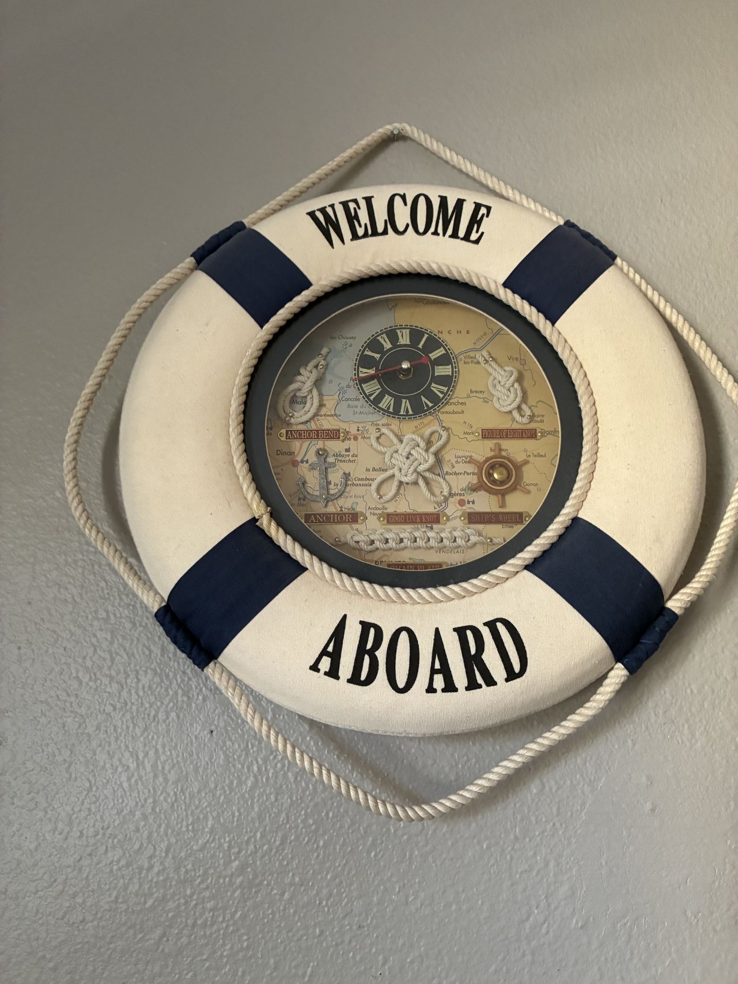 Captain Ship Ring Float Clock