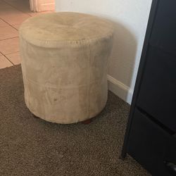 Small Brown Ottoman