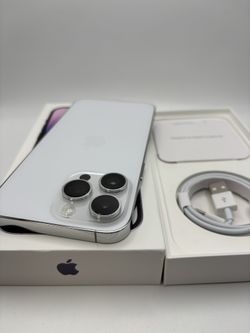 White iPhone 14 Pro Max 128gb unlocked for any carrier battery health 83% (battery last all day) iPhone is an excellent condition. Everything works pe