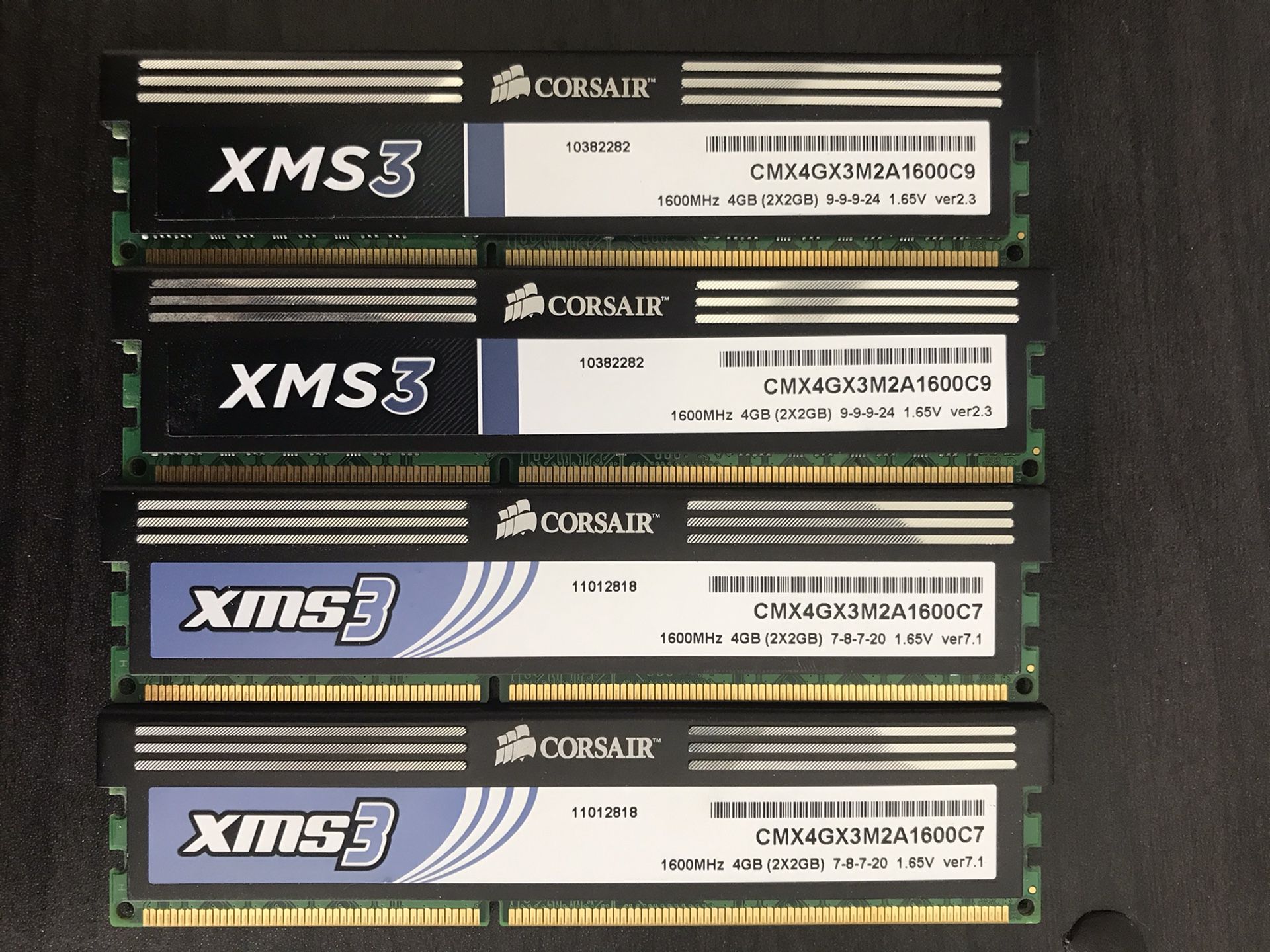 Corsair XMS3 DDR3 4x2GB (8GB) 1600MHz RAM