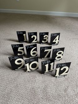 Custom Table Numbers