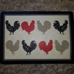 Set of four brand new chicken place mats