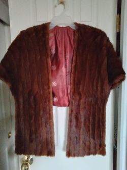 Vintage Mink Fur Stole or Capelot