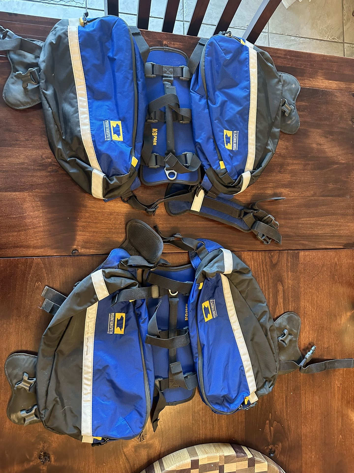 Canine Hiking/camping Backpacks