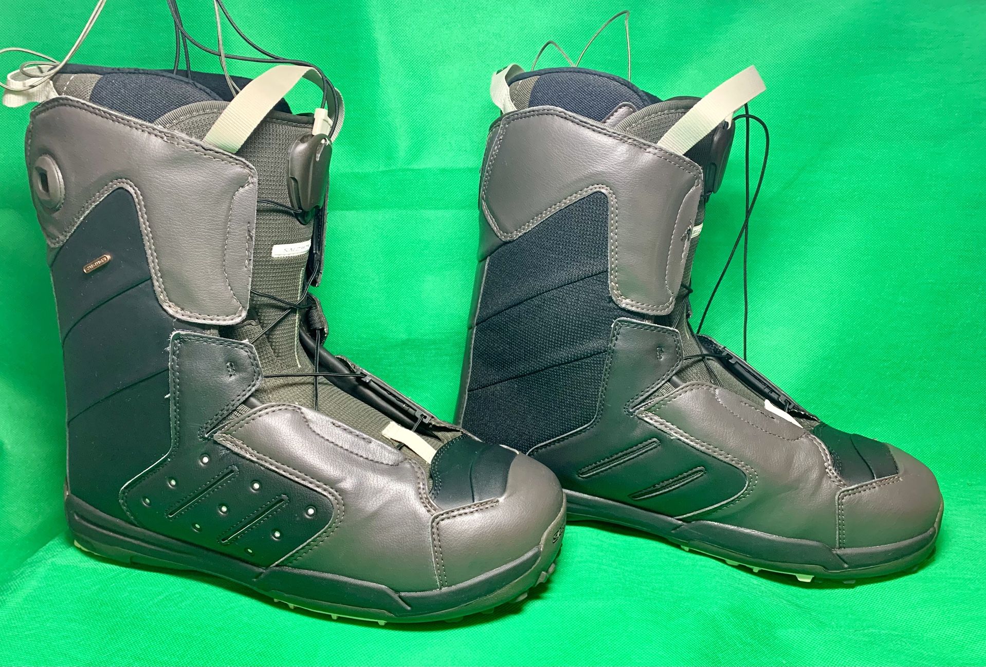 Salomon ‘Snow board Boots Mens 11-11.5 Solace Black ‘Snow boarding Speed Power Lace