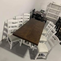 16A1D06*__7Pc Dining Table Set * Brand New * In Stock  *P A Y   E A S I L Y