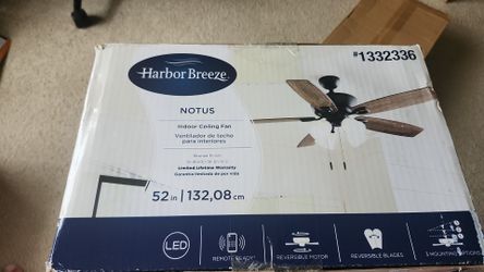 Harbor Breeze Notus 52-in Bronze Indoor Ceiling Fan. 3 units of them