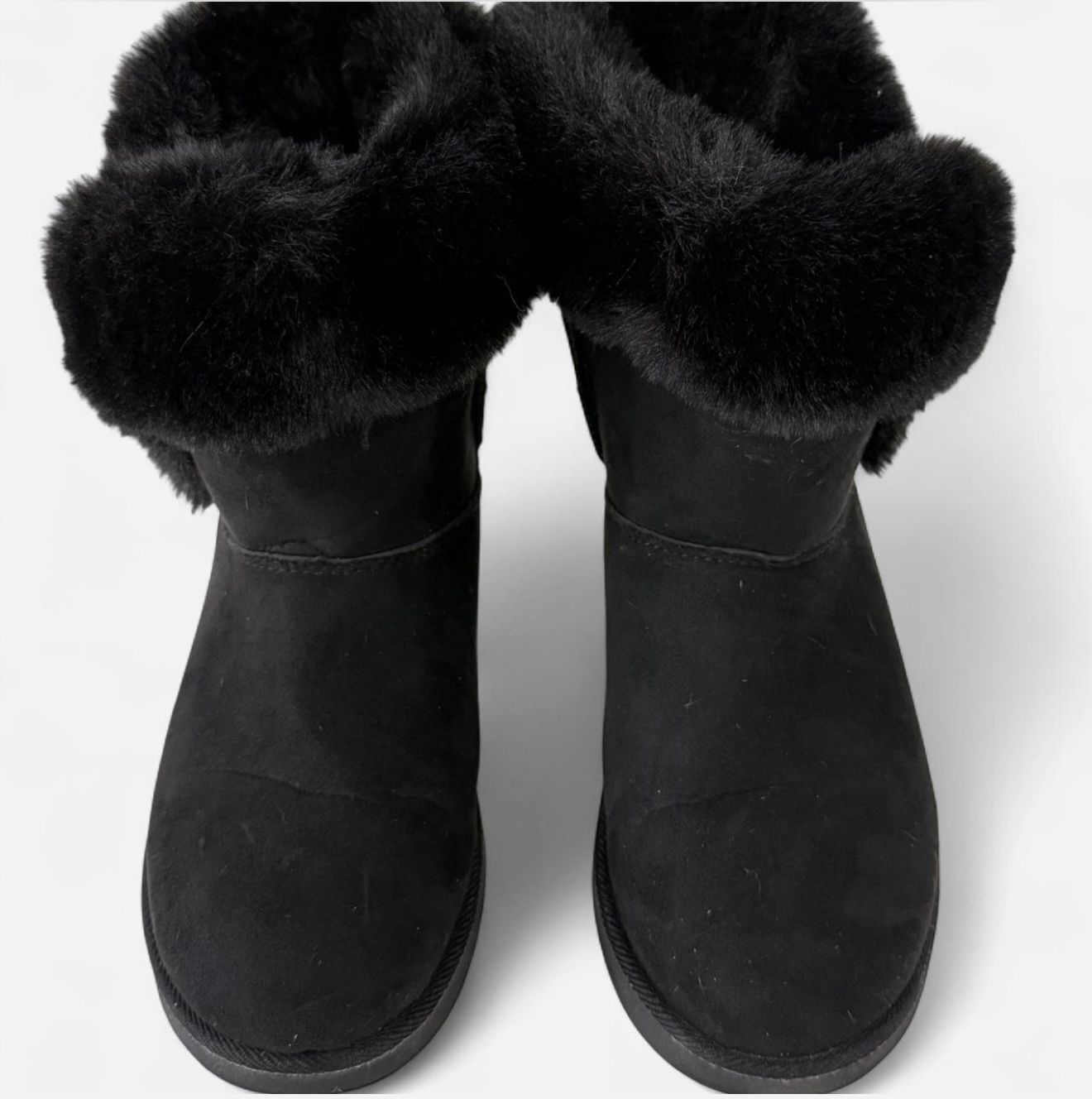 Juicy Couture Black Heeled Ankle Boots – Size 6