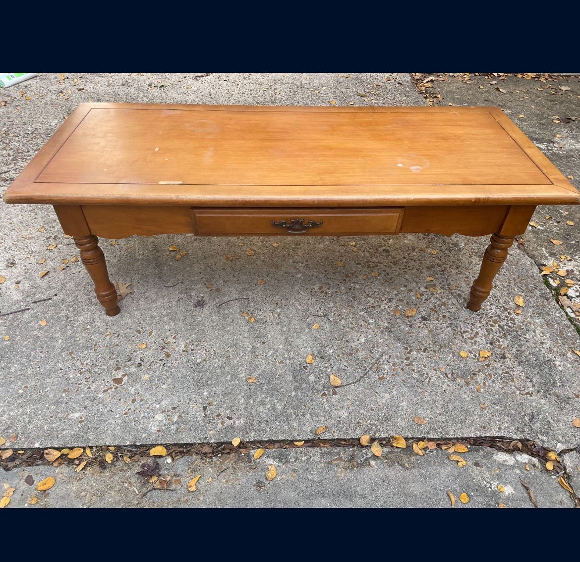 Coffee Table With Drawer