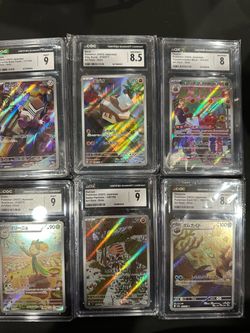 Pokemon AR cgc graded cards