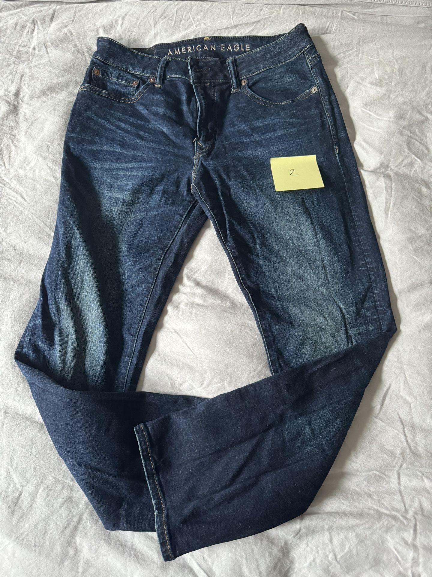 American dEagle men jeans size 32x30 slim straight, Airflex+ New