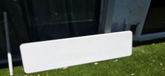 Rectangle  White Plastic Top Event and Party Folding Table