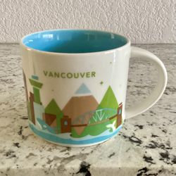 Starbucks Vancouver Canada Coffee Mug Cup You Are Here Series 14 Oz