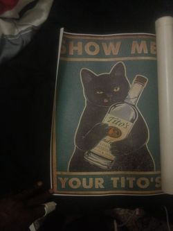 Show Me Your Tito's Cat Poster