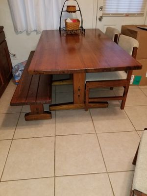 Kitchen Dining Table W 3 Chairs And Bench For Sale In Virginia Beach Kitchen Dining Table W 3 Chairs And Bench For Sale In Virginia Beach