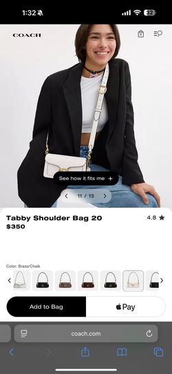 Coach Tabby 20 Shoulder Bag