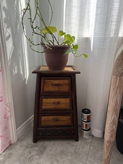 Wooden Nightstand