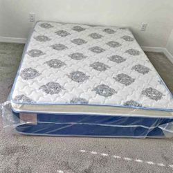 Brand New Pillow Top Queen Size Mattress - Cash On Delivery 🚚