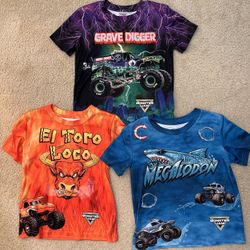 Kids Monster Truck T Shirts  Size:5T