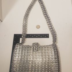 aluminum can pull tab purse
