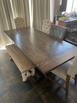 Large Farmhouse Dining Set
