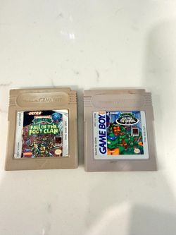 TMNT Game Boy Cartridges Lot of 2