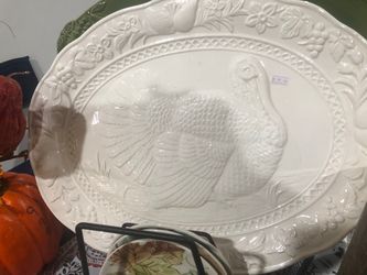 Thanks giving plate