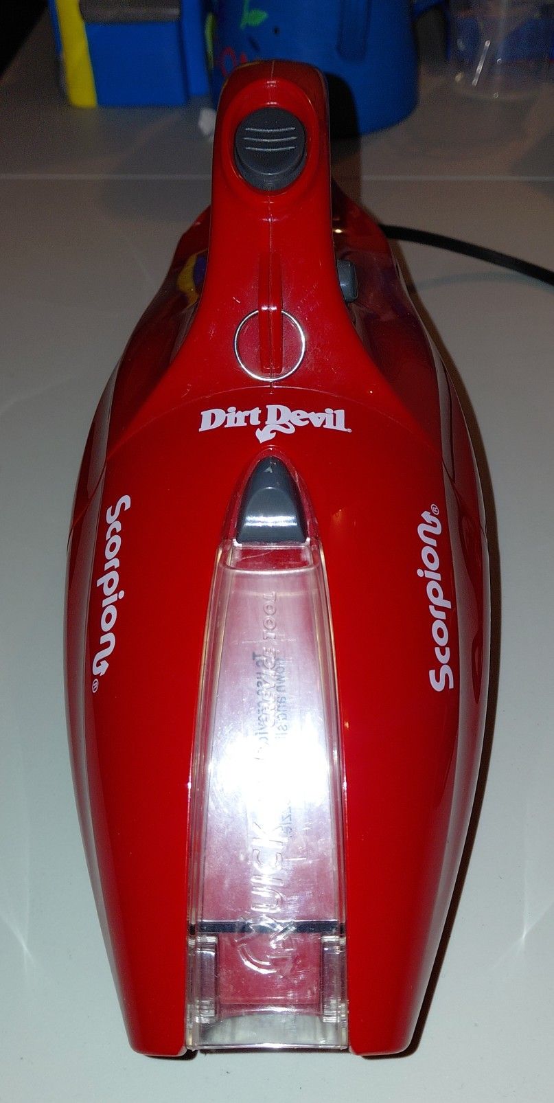 DIRT DEVIL SCORPION CORDED COMBINATION HAND VAC AND INFLATOR WITH 8 ACCESSORIES - MODEL# 0871XRED