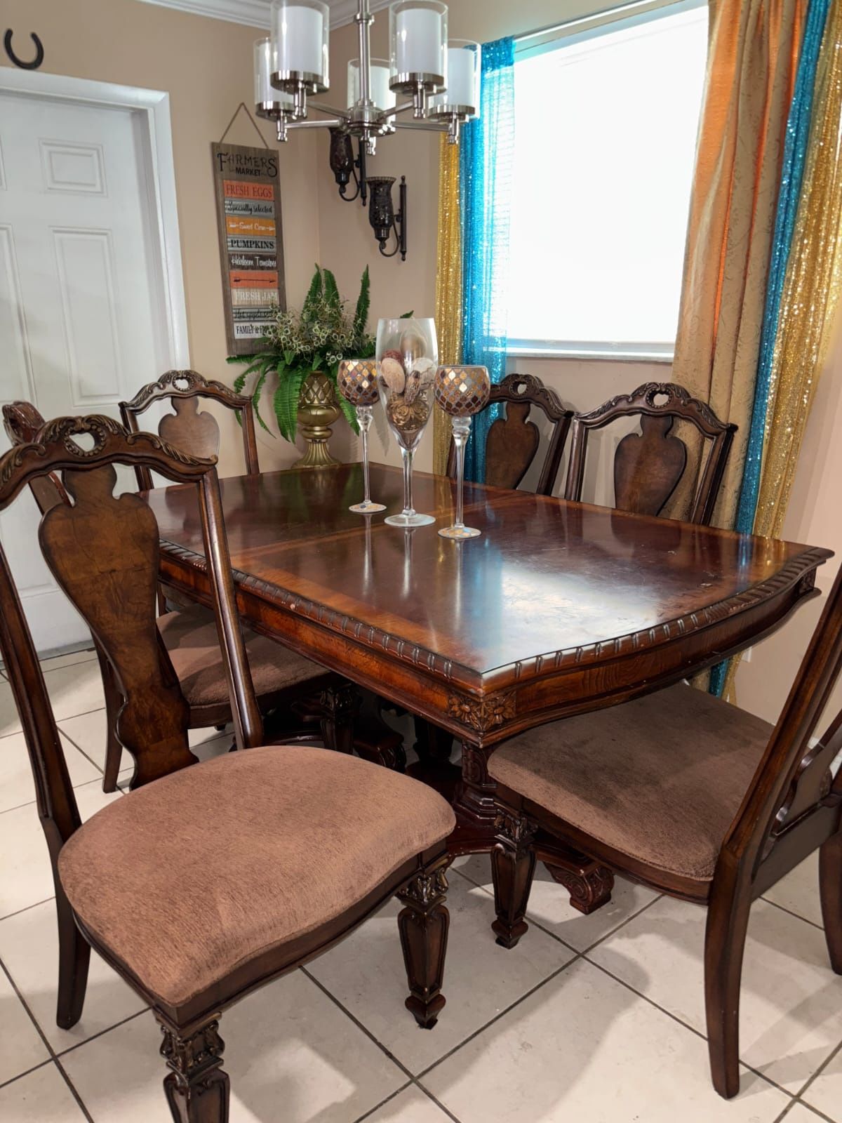 Dinette Set One Table And 8 Chairs Home & Garden